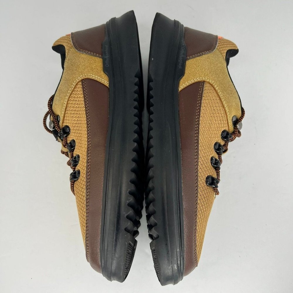 OrthoComfoot Mens 22JC03 Beige Brown Leather Suede Lace Up Size 43 Casual Shoes - Picture 7 of 9